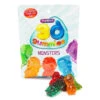 3D Gummy Monsters Candy Bags: 10-Piece Set