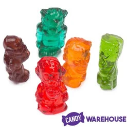 3D Gummy Monsters Candy Bags: 10-Piece Set 8 3D Gummy Monsters Candy Bags: 10-Piece Set -Sweet Candy Planet 3d gummy monsters candy bags 10 piece set candy warehouse 4