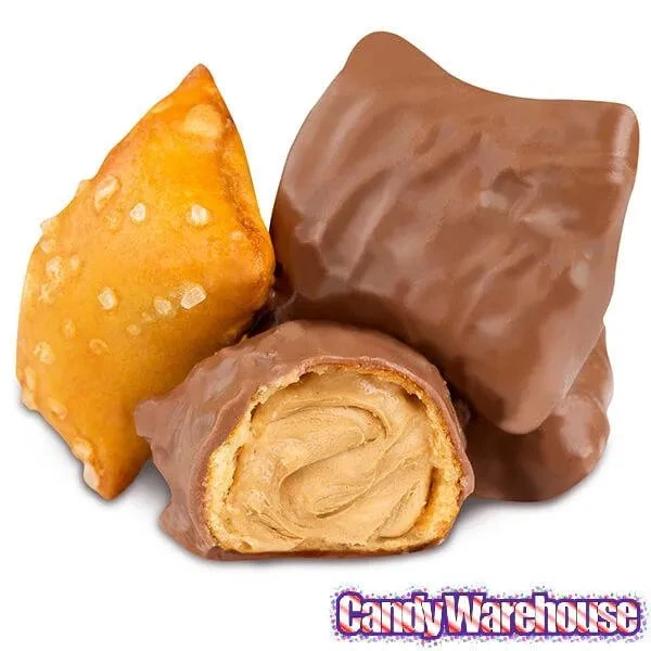 Albanese Milk Chocolate Covered Peanut Butter Filled Pretzels Candy: 3LB Bag 2 Albanese Milk Chocolate Covered Peanut Butter Filled Pretzels Candy: 3LB Bag - Image 2