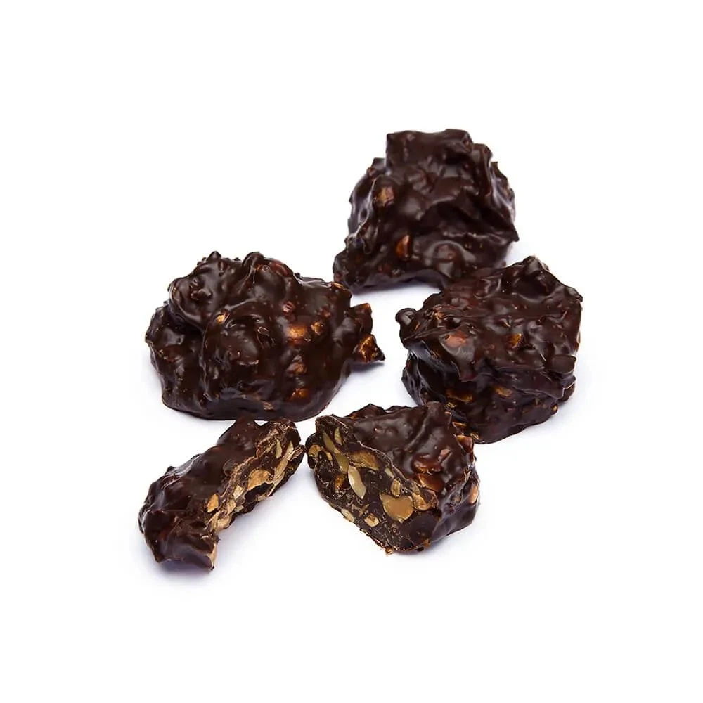 Asher's Dark Chocolate Peanut Clusters Candy: 5LB Box 1 Asher's Dark Chocolate Peanut Clusters Candy: 5LB Box