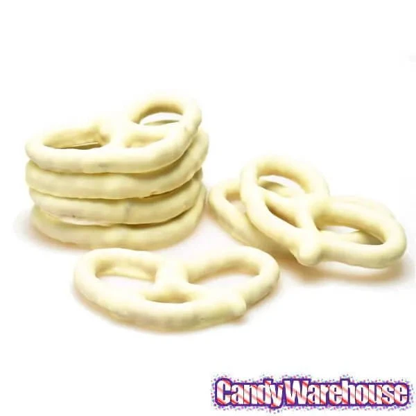 Asher's White Chocolate Covered Pretzels: 6LB Box 2 Asher's White Chocolate Covered Pretzels: 6LB Box - Image 2