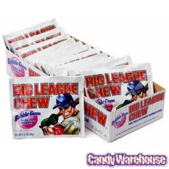 Big League Chew Bubble Gum Packs - Original: 12-Piece Box -Sweet Candy Planet big league chew bubble gum packs original 12 piece box candy warehouse 4 83c7336b f885 4cda 86ba 9ce797e31a4f