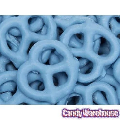 Blueberry Yogurt Covered Mini Pretzels: 9-Ounce Tub -Sweet Candy Planet blueberry yogurt covered mini pretzels 9 ounce tub candy warehouse 3
