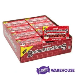 Boston Baked Beans Candy Mini Packs: 24-Piece Box -Sweet Candy Planet boston baked beans candy mini packs 24 piece box candy warehouse 6