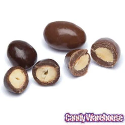 Brach's Milk & Dark Chocolate Caramel & Nut Mix Candy: 8-Ounce Bag -Sweet Candy Planet brach s milk and dark chocolate caramel and nut mix candy 8 ounce bag candy warehouse 4