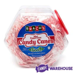 New Products -Sweet Candy Planet brach s peppermint mini candy canes 500 piece tub candy warehouse 2