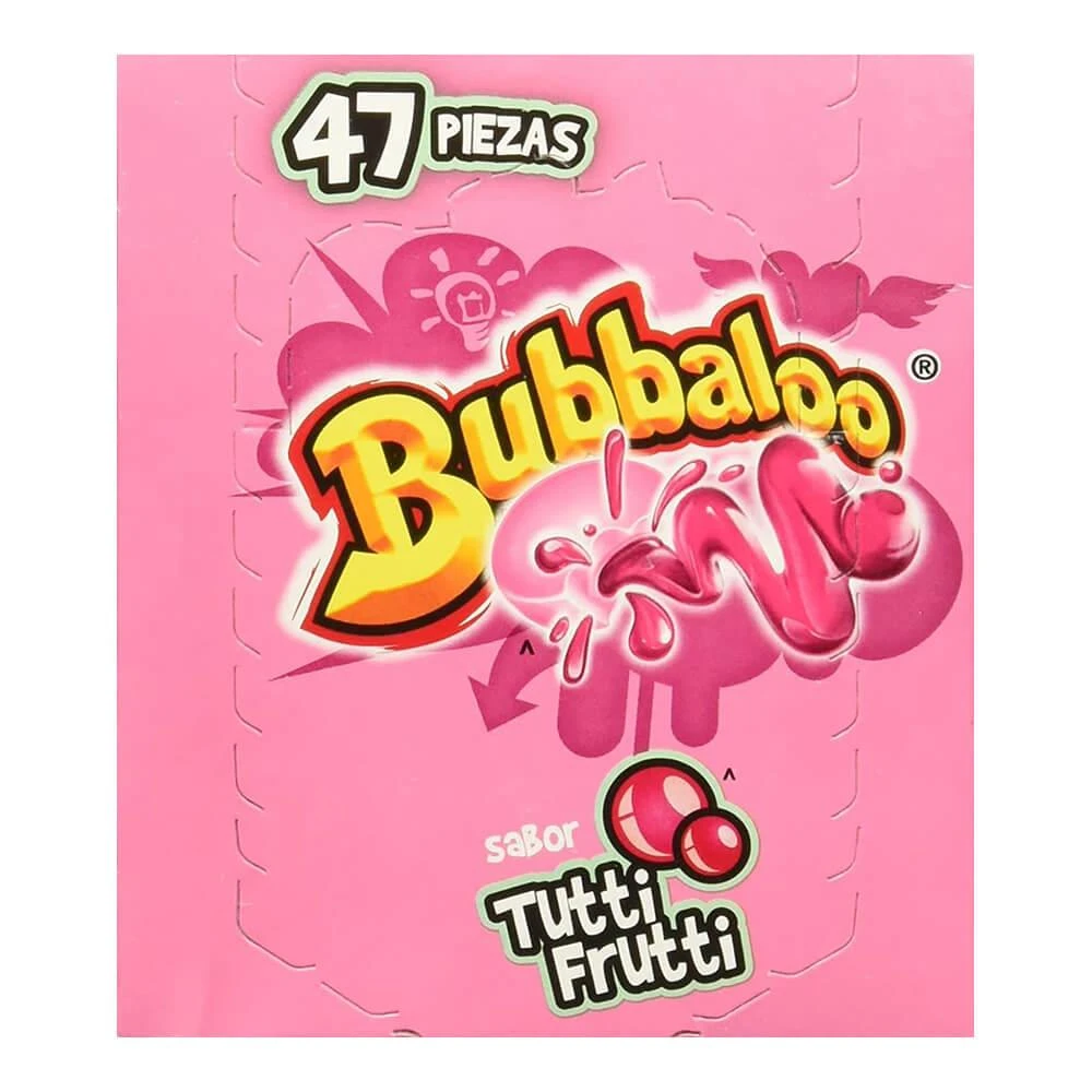 Bubbaloo Liquid Filled Bubblegum - Tutti Frutti: 47-Piece Box 1 Bubbaloo Liquid Filled Bubblegum - Tutti Frutti: 47-Piece Box