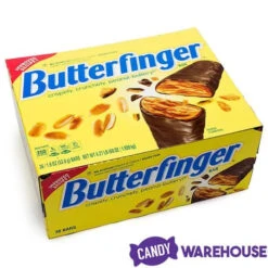 Butterfinger Candy Bars: 36-Piece Box -Sweet Candy Planet butterfinger candy bars 36 piece box candy warehouse 4