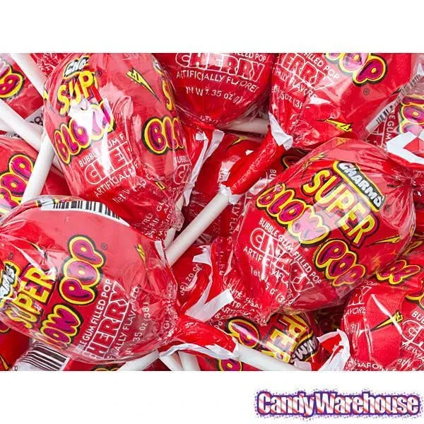 Charms Super Blow Pops - Cherry: 72-Piece Set 3 Charms Super Blow Pops - Cherry: 72-Piece Set - Image 3