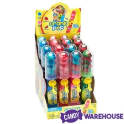 Crank Pop Spinning Lollipops: 16-Piece Display 5 Crank Pop Spinning Lollipops: 16-Piece Display -Sweet Candy Planet crank pop spinning lollipops 16 piece display candy warehouse 3