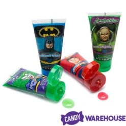 DC Comics Squeeze Candy Tubes: 12-Piece Display -Sweet Candy Planet dc comics squeeze candy tubes 12 piece display candy warehouse 3