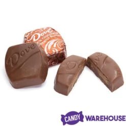 Dove Milk Chocolate Peanut Butter Squares: 28-Piece Bag -Sweet Candy Planet dove milk chocolate peanut butter squares 28 piece bag candy warehouse 3