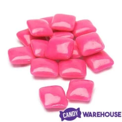 Dubble Bubble Chiclets Chewing Gum Tabs - Pink: 1.5LB Jar -Sweet Candy Planet dubble bubble chiclets chewing gum tabs pink 1 5lb jar candy warehouse 4