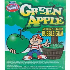 Dubble Bubble Green Apple 1-Inch Gumballs: 850-Piece Case -Sweet Candy Planet dubble bubble green apple 1 inch gumballs 850 piece case candy warehouse 5