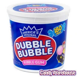 Dubble Bubble Gum: 180-Piece Tub -Sweet Candy Planet dubble bubble gum 180 piece tub candy warehouse 3