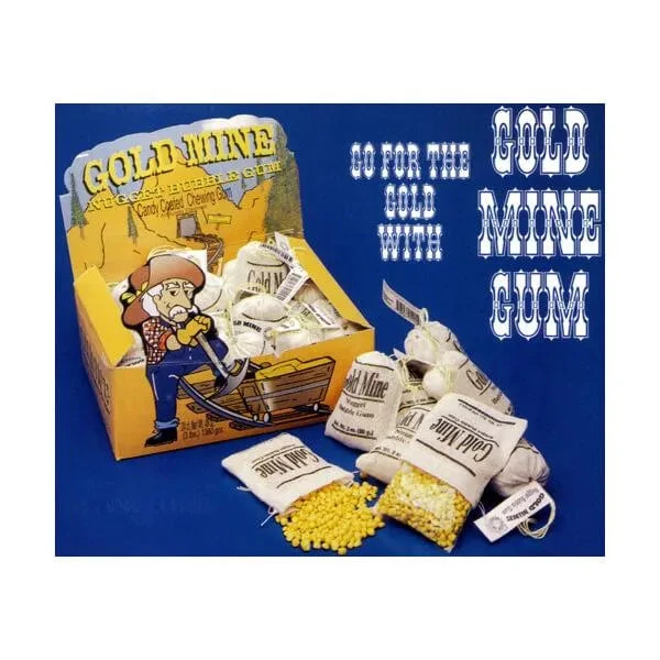 Espeez Gold Mine Bubble Gum Satchels: 24-Piece Box 3 Espeez Gold Mine Bubble Gum Satchels: 24-Piece Box - Image 3