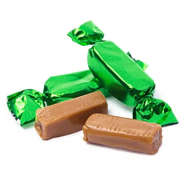 Foiled Caramel Candy - Green: 180-Piece Bag 1 Foiled Caramel Candy - Green: 180-Piece Bag