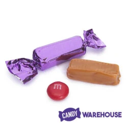 Foiled Caramel Candy - Purple: 180-Piece Bag -Sweet Candy Planet foiled caramel candy purple 180 piece bag candy warehouse 4