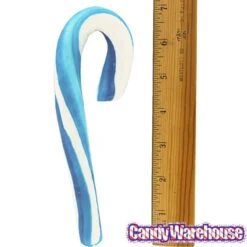 Giant 2-Ounce Blueberry Candy Canes: 12-Piece Box -Sweet Candy Planet giant 2 ounce blueberry candy canes 12 piece box candy warehouse 3