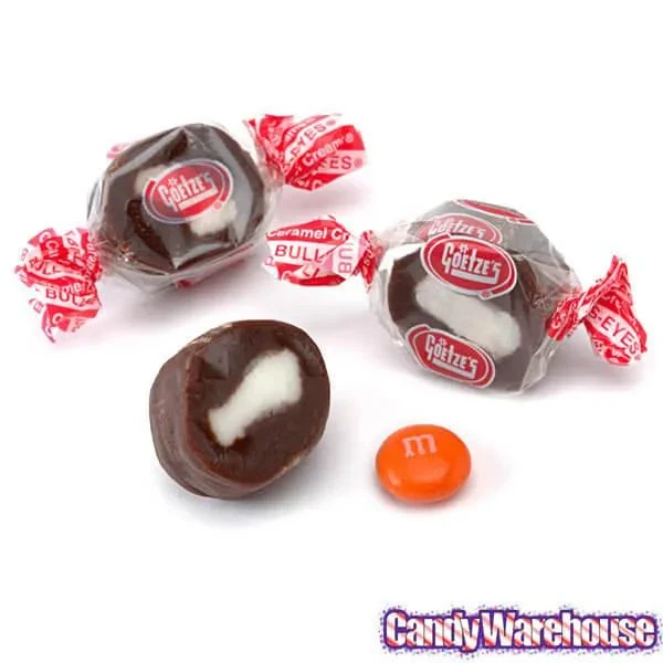 Goetze's Caramel Creams Bulls Eyes Candy - Chocolate: 5LB Bag 2 Goetze's Caramel Creams Bulls Eyes Candy - Chocolate: 5LB Bag - Image 2