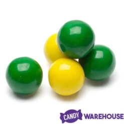 Gumballs Color Combo - Green And Yellow: 4LB Box -Sweet Candy Planet gumballs color combo green and yellow 4lb box candy warehouse 3