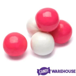 Gumballs Color Combo - Pink And White: 4LB Box -Sweet Candy Planet gumballs color combo pink and white 4lb box candy warehouse 3