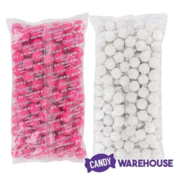 Gumballs Color Combo - Pink And White: 4LB Box -Sweet Candy Planet gumballs color combo pink and white 4lb box candy warehouse 4