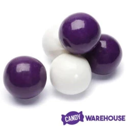 Gumballs Color Combo - Purple And White: 4LB Box 6 Gumballs Color Combo - Purple And White: 4LB Box -Sweet Candy Planet gumballs color combo purple and white 4lb box candy warehouse 3