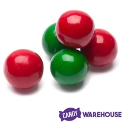 Gumballs Color Combo - Red And Green: 4LB Box -Sweet Candy Planet gumballs color combo red and green 4lb box candy warehouse 4