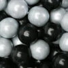 Gumballs Color Combo - Silver And Black: 4LB Box