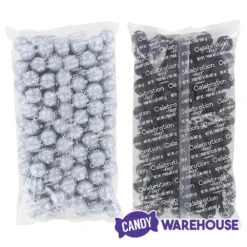 Gumballs Color Combo - Silver And Black: 4LB Box -Sweet Candy Planet gumballs color combo silver and black 4lb box candy warehouse 3