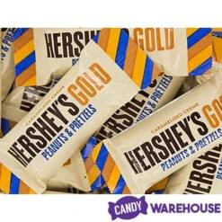 Hershey's Gold With Peanuts And Pretzels Snack Size Candy Bars: 42-Piece Bag -Sweet Candy Planet hershey s gold with peanuts and pretzels snack size candy bars 42 piece bag candy warehouse 6