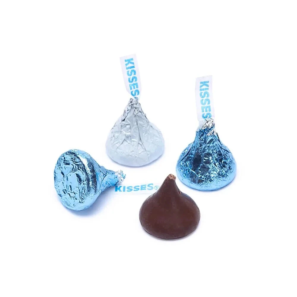 Hershey's Kisses Color Combo - Light Blue And White: 800-Piece Box 1 Hershey's Kisses Color Combo - Light Blue And White: 800-Piece Box