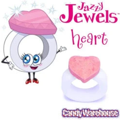 Jazzy Jewels Candy Rings: 30-Piece Jar -Sweet Candy Planet jazzy jewels candy rings 30 piece jar candy warehouse 4 64304f75 4337 4d07 bd4a f2636f638562