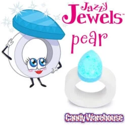 Jazzy Jewels Candy Rings: 30-Piece Jar -Sweet Candy Planet jazzy jewels candy rings 30 piece jar candy warehouse 7 c64ac162 9f42 4cf3 99bc 22c7a5f27993