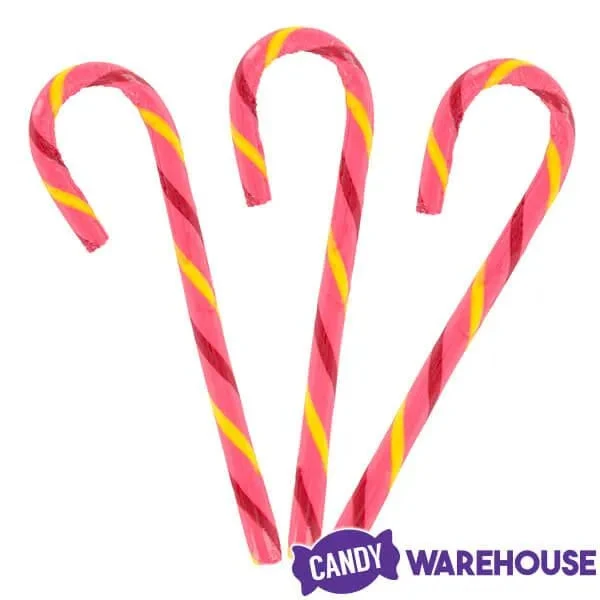 Jelly Belly Candy Canes - Very Cherry: 80-Piece Bucket 2 Jelly Belly Candy Canes - Very Cherry: 80-Piece Bucket - Image 2