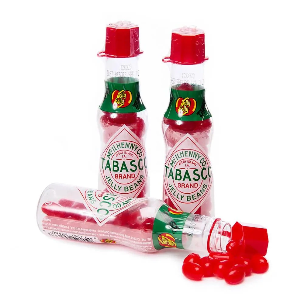 Jelly Belly Tabasco Jelly Beans Candy 1.5-Ounce Bottles: 24-Piece Display 1 Jelly Belly Tabasco Jelly Beans Candy 1.5-Ounce Bottles: 24-Piece Display