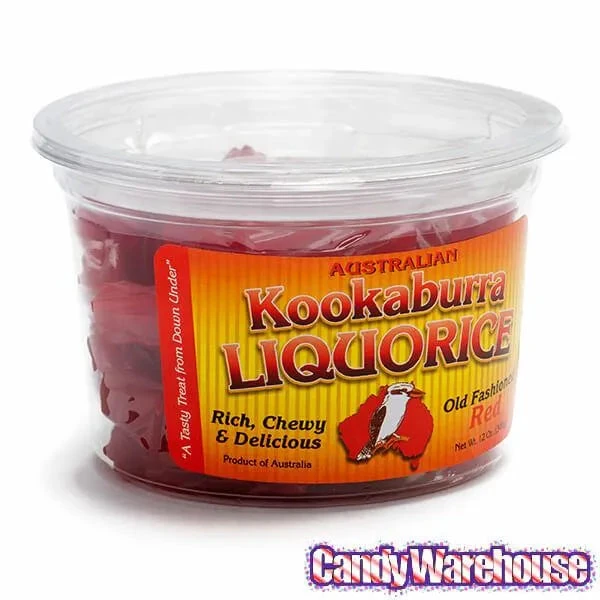 Kookaburra Cut Licorice - Red: 12-Ounce Tub 2 Kookaburra Cut Licorice - Red: 12-Ounce Tub - Image 2