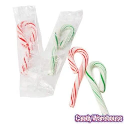 LifeSavers Wint-O-Green And Pep-O-Mint Mini Candy Canes: 40-Piece Box -Sweet Candy Planet lifesavers wint o green and pep o mint mini candy canes 40 piece box candy warehouse 3