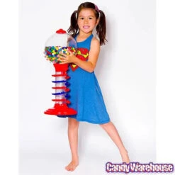 Light And Sound Spiral Gumball Machine Bank With Gumballs -Sweet Candy Planet light and sound spiral gumball machine bank with gumballs candy warehouse 4