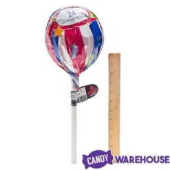 Mega Lollipops Giant Suckers: 6-Piece Display -Sweet Candy Planet mega lollipops giant suckers 6 piece display candy warehouse 3