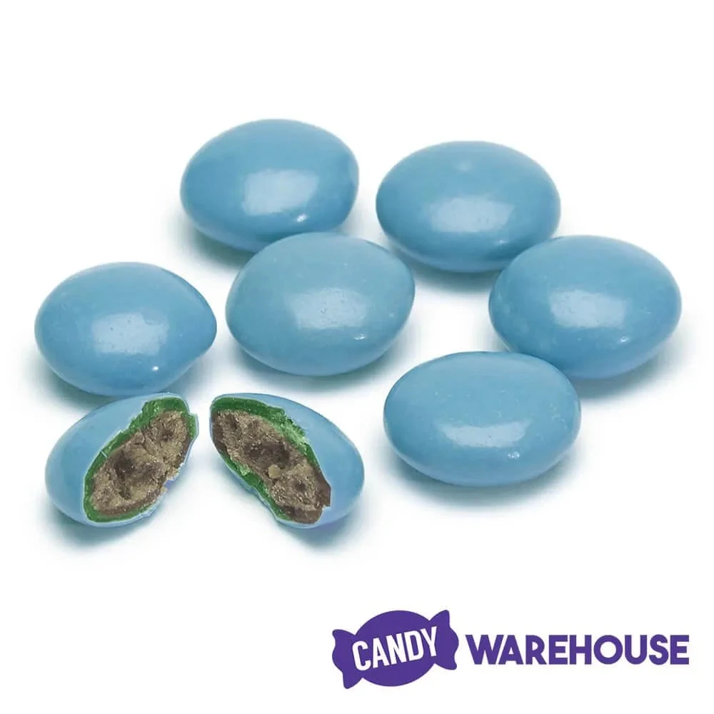 Milk Chocolate Gems - Powder Blue: 2LB Bag 2 Milk Chocolate Gems - Powder Blue: 2LB Bag - Image 2