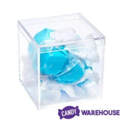 Mini Acrylic Favor Boxes - 5-Ounce Cube With Lid: 12-Piece Set -Sweet Candy Planet mini acrylic favor boxes 5 ounce cube with lid 12 piece set candy warehouse 3