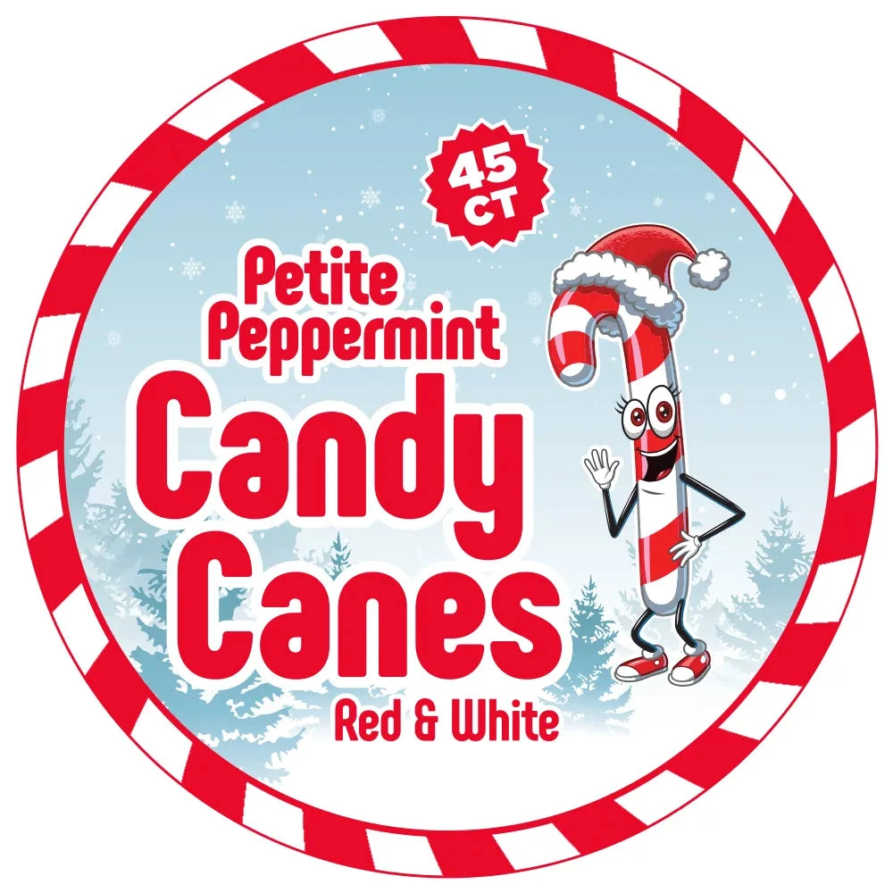 Mini Candy Canes - Red And White: 45-Piece Jar 9 Mini Candy Canes - Red And White: 45-Piece Jar - Image 9