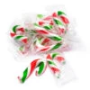 Mini Candy Canes - Red, Green, And White: 100-Piece Tub
