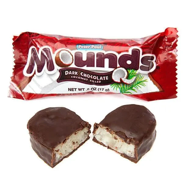 Mounds Snack Size Candy Bars: 18-Piece Bag 1 Mounds Snack Size Candy Bars: 18-Piece Bag