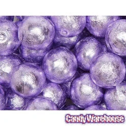Palmer Foiled Caramel Filled Chocolate Candy Balls - Lavender: 5LB Bag -Sweet Candy Planet palmer foiled caramel filled chocolate candy balls lavender 5lb bag candy warehouse 3