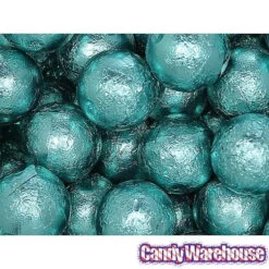 Palmer Foiled Caramel Filled Chocolate Candy Balls - Robin Egg Blue: 5LB Bag -Sweet Candy Planet palmer foiled caramel filled chocolate candy balls robin egg blue 5lb bag candy warehouse 4