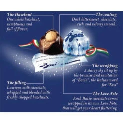 Perugina Baci Chocolates: 28-Piece Gift Box -Sweet Candy Planet perugina baci chocolates 28 piece gift box candy warehouse 5