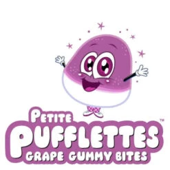 Petite Pufflettes Gummy Bites - Grape: 16-Ounce Bag -Sweet Candy Planet petite pufflettes gummy bites grape 16 ounce bag candy warehouse 3